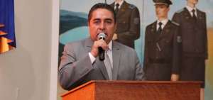 Ra&uacute;l Delgado, presidente de AME, durante la inauguraci&oacute;n.