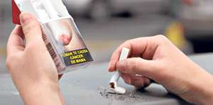 Las cajas y empaques de tabaco se comercializan con 6 advertencias sanitarias para prevenir su consumo. Foto: Cortes&iacute;a MSP