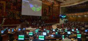 La votaci&oacute;n se dividi&oacute; en cuatro momentos; el final fue el cambio de m&eacute;todo de asignaci&oacute;n de esca&ntilde;os. 