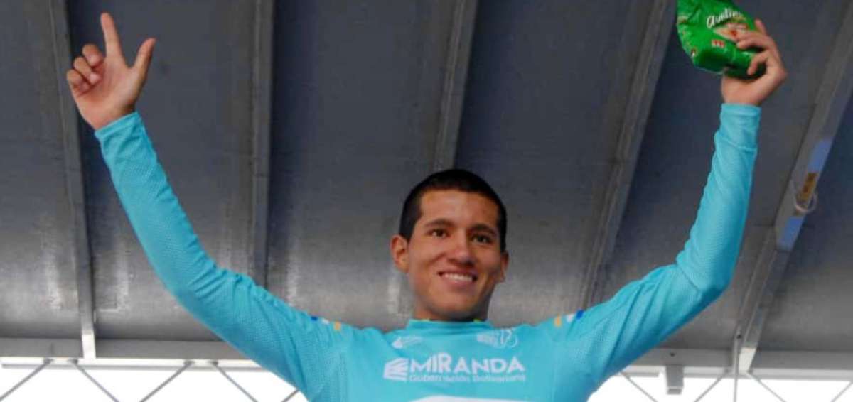 Ciclista Steven Haro, campe&oacute;n de la Vuelta a Miranda