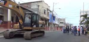 La avenida 24 de Mayo tiene un avance del 75%