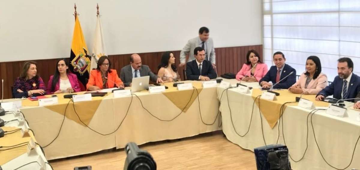 La presidenta de la Asamblea, Elizabeth Cabezas, dio a conocer la agenda legislativa consensuada por el CAL y jefes de bancadas.