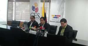 Las autoridades informaron sobre las irregularidades encontradas en el centro de estudios. Foto: Twitter Ministerio de Relaciones Laborales 