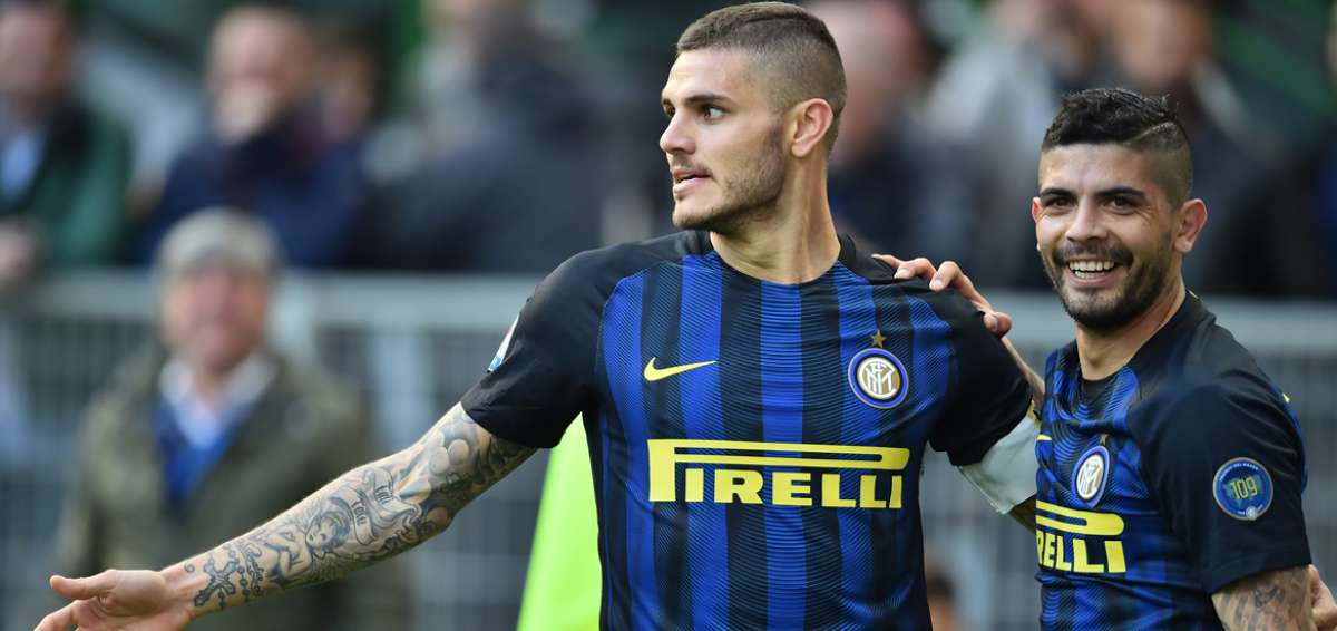 Inter destroza 7-1 a Atalanta con tripletes de Icardi y Banega