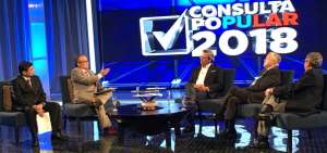 La entrevista fue televisada por EcuadorTV, Gamavisi&oacute;n y TC.
