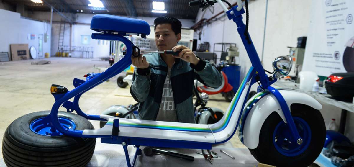 Las motos el&eacute;ctricas Eride son dise&ntilde;adas y construidas en Ecuador y contribuyen a una movilidad sustentable y ecol&oacute;gica.