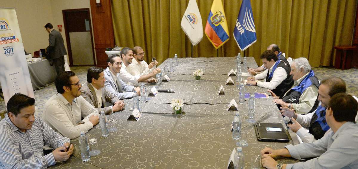 Jos&eacute; Mujica mantuvo una serie de reuniones, entre ellas con los directivos de los medios p&uacute;blicos.