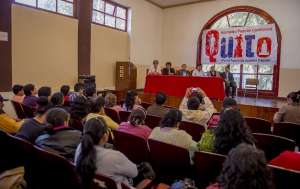 La agrupaci&oacute;n establece la necesidad de la idoneidad de la democracia como forma de gobierno leg&iacute;timo. Foto: Fernando Sandoval / El Tel&eacute;grafo 