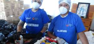 Durante la crisis sanitaria todo el personal que labora lo hace de forma voluntaria cinco veces a la semana.