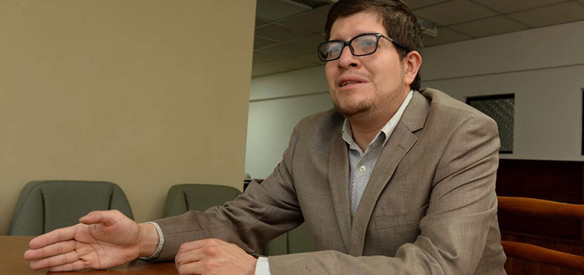 Leonidas Aguilar, candidato azuayo por la lista 19. 