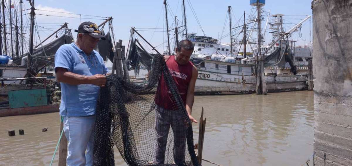 Marcelo Ram&iacute;rez Mite y Manuel Ram&iacute;rez Castillo, se dedican desde hace 40 a&ntilde;os a bucear en el Guayas.