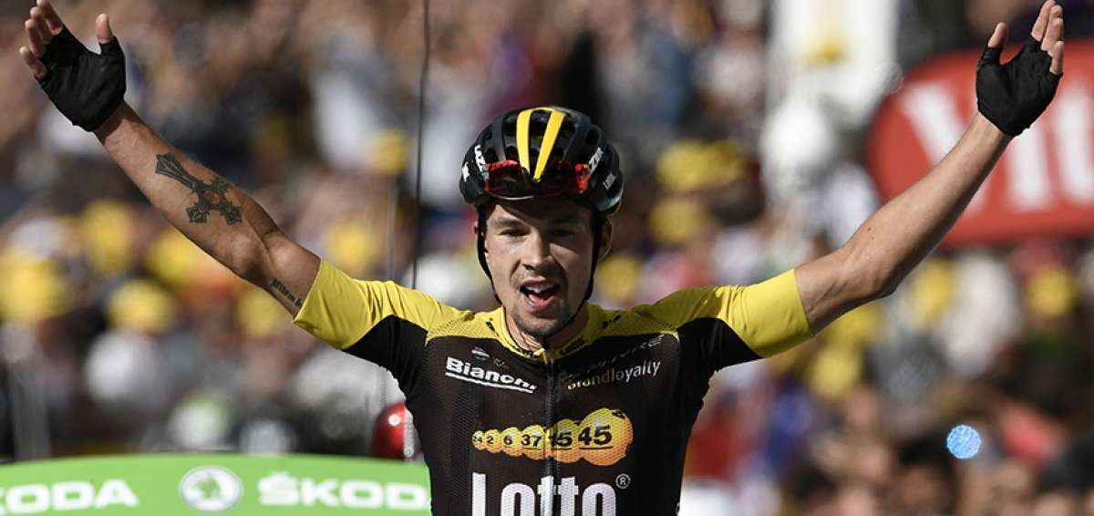 Primoz Roglic gana en los Alpes