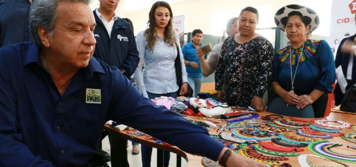 Moreno se reuni&oacute; con emprendedores.