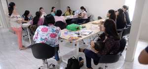En el lugar se dictan charlas de emprendimiento para mujeres. 