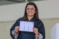 María José Pinto fue titular de la Secretaría Técnica Ecuador Crece Sin Desnutrición Infantil.