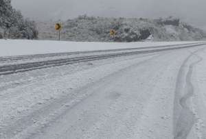 La vía a Baeza está cerrada por Nevada