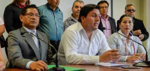 Marco Cumanicho, presidente de la mancomunidad valle de Los Chillos.