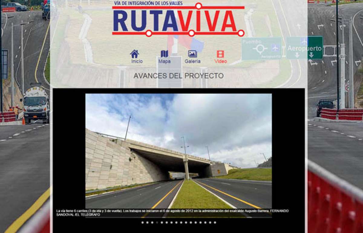Ruta viva, v&iacute;a de integraci&oacute;n de los valles