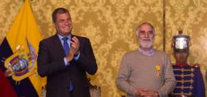 Presidente Correa reconoci&oacute; la labor del padre Antonio Polo&nbsp;