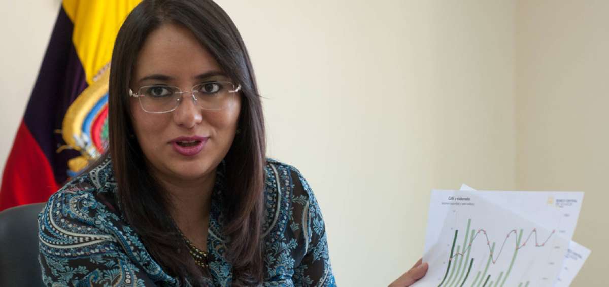 Ver&oacute;nica Artola. Gerenta general del Banco Central del Ecuador (BCE).