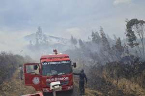  Incendios no dan tregua en Carchi