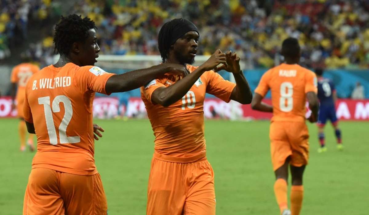 Gervinho puso el tanto de la victoria para Costa de Marfil. Foto: AFP