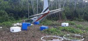 Avioneta que se estrell&oacute; en Esmeraldas llevaba 240 paquetes de coca&iacute;na