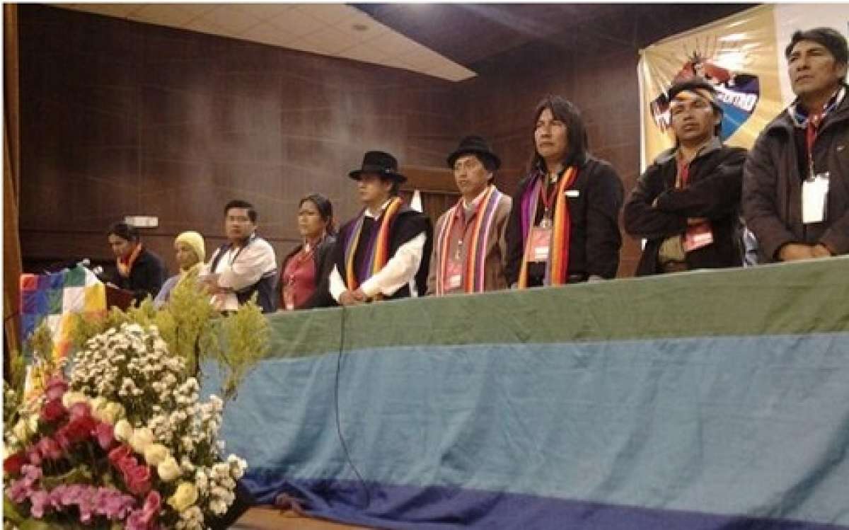  La organizaci&oacute;n espera elegir hoy al nuevo presidente de la organizaci&oacute;n. Foto:Tomada del Twitter de la Conaie. 