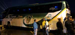 El bus de transporte interprovincial fue trasladado al Centro de Retenci&oacute;n Vehicular de Naranjal.