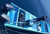 La embarcación en la que viajaban las dos personas detenidas estaba a 117 millas náuticas al noroeste de Manta, provincia de Manabí.  