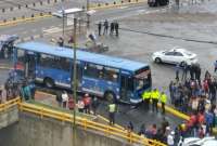 El accidente se registró cerca de la Universidad Central.