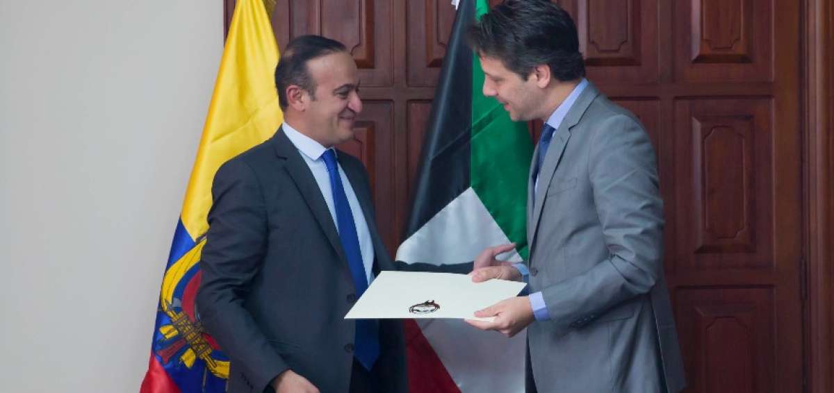 El diplom&aacute;tico Al Judaie resalt&oacute; en Quito las buenas relaciones existentes entre ambos pa&iacute;ses.