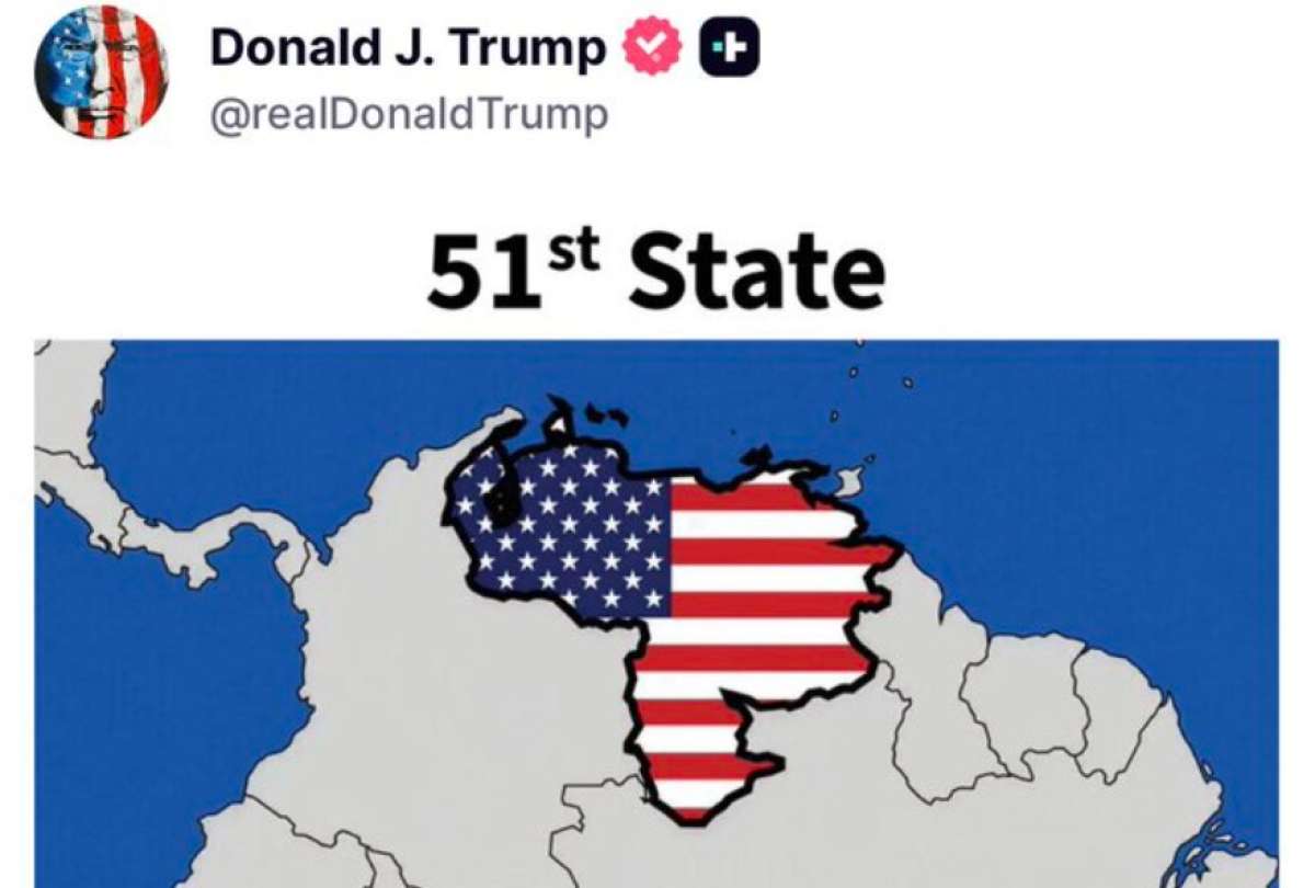 El presidente Donald Trump envi&oacute; una curiosa publicaci&oacute;n que involucra a Venezuela en su red social personal, Truth Social.