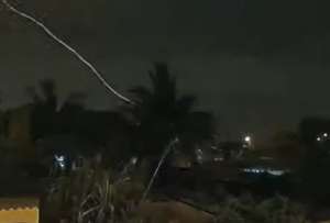 Un rayo cay&oacute; en una casa en La Libertad