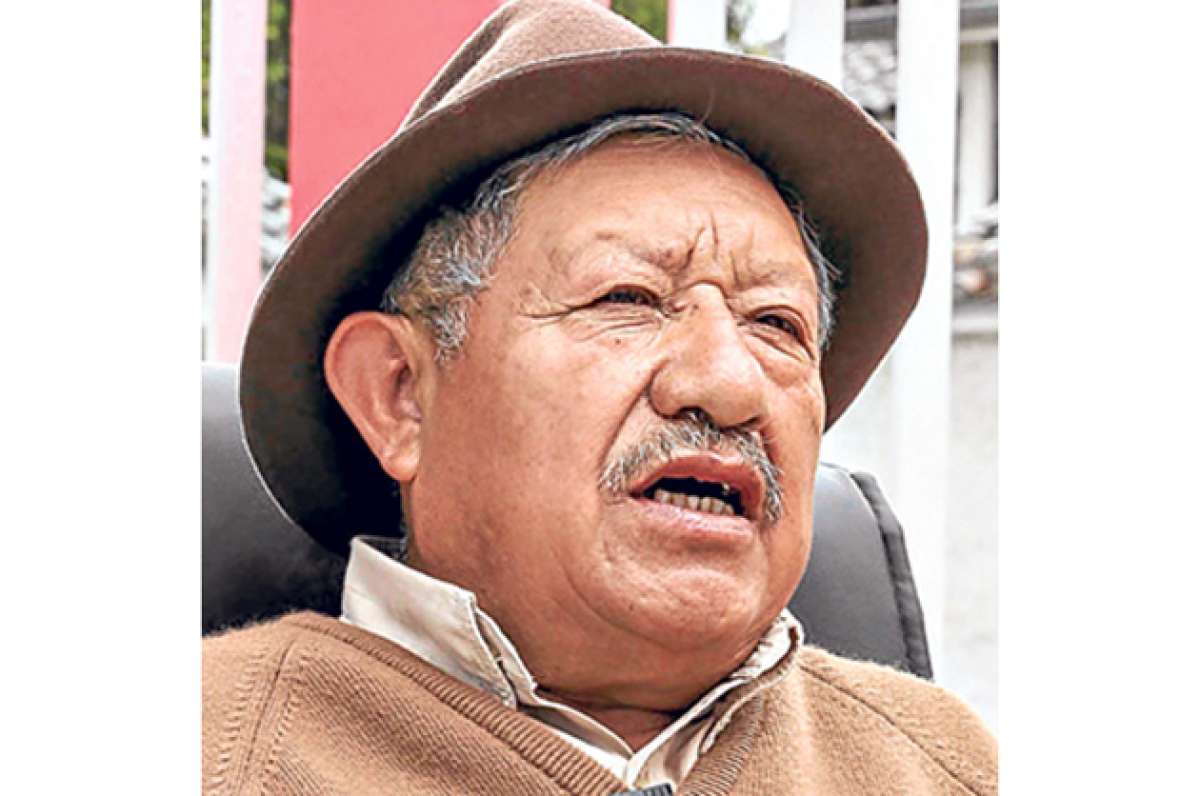 Miguel Lluco, exdiputado del Movimiento de Unidad Plurinacional Pachakutik Nuevo Pa&iacute;s. Foto: El Tel&eacute;grafo.