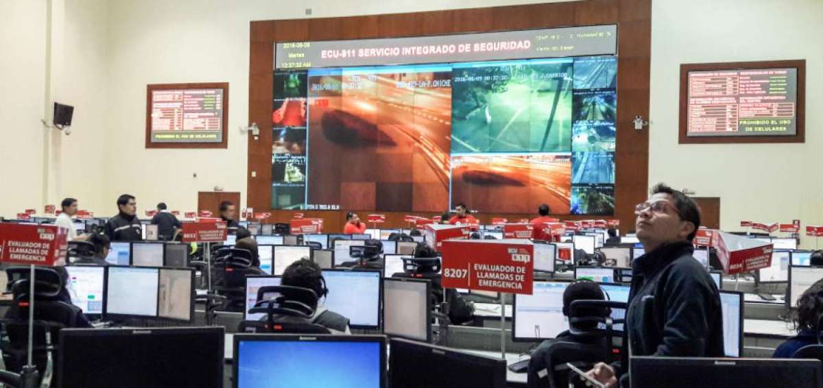 Desde el ECU 911 se monitorea la situaci&oacute;n del movimiento tel&uacute;rico que alcanz&oacute; una magnitud de 4.7. Foto: John Guevara / El Tel&eacute;grafo