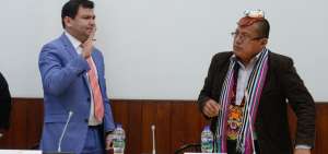 C&eacute;sar Litardo y &Aacute;ngel Gende fueron elegidos presidente y vicepresidente, respectivamente, de esta instancia legislativa.