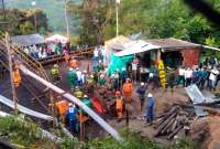 Al menos dos muertos y cuatro heridos por el derrumbe de una mina en el centro de Colombia