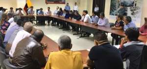 El vicepresidente Otto Sonnenholzner se reuni&oacute; este domingo 13 de octubre con representantes de distintos sectores.