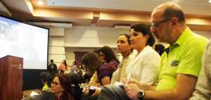 L&iacute;deres y representantes del movimiento escucharon las reflexiones del exvicepresidente Len&iacute;n Moreno.