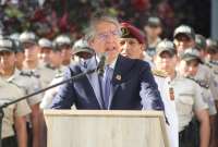 Presidente Guillermo Lasso pide a la Policía Nacional que “actúe con firmeza”