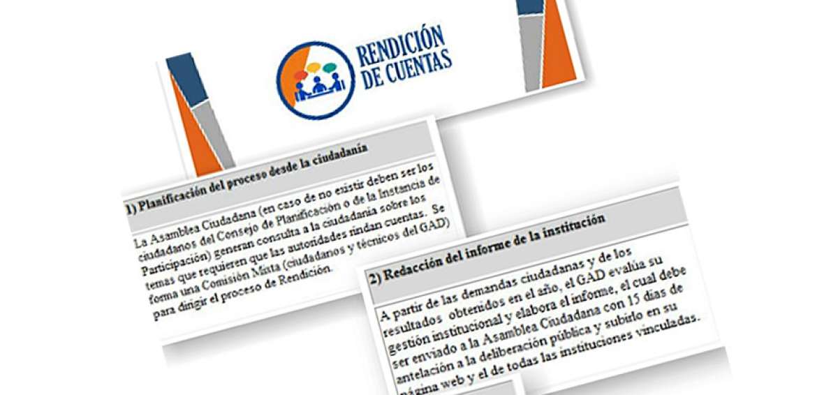 CPCCS socializa nuevo modelo para la rendici&oacute;n de cuentas