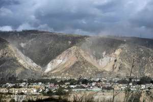 Los moradores de Catequilla viven a las laderas del cerro. Fernando Sandoval/ EL TEL&Eacute;GRAFO