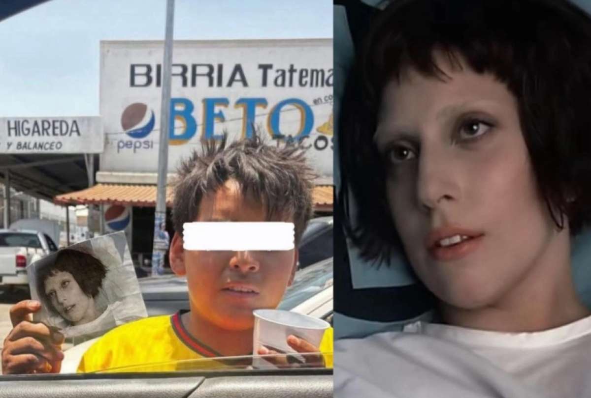 Un video viral desató indignación y risas al mostrar a un menor utilizando una imagen de la cantante Lady Gaga para pedir limosna en las calles.