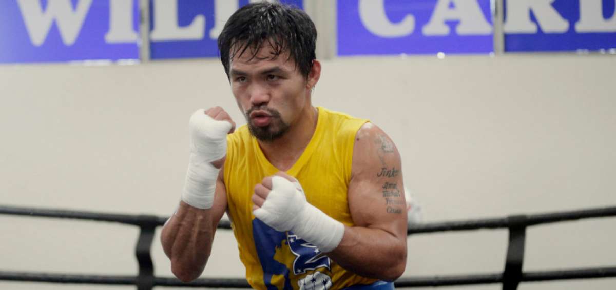 Manny Pacquiao se prepara para enfrentar al campe&oacute;n welter Vargas
