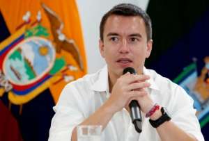 El presidente Daniel Noboa dio una entrevista este jueves 5 de marzo de 2026.