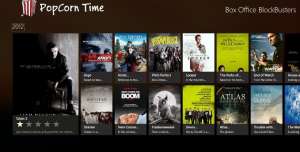 PopCorn Time era considerado como una aplicaci&oacute;n similar a la de Netflix por su sencillo interfaz. Ah&iacute; se publicaban estrenos del cine. Tomado de Internet