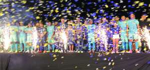 Los aficionados 'cet&aacute;ceos' disfrutaron de la fiesta de la presentaci&oacute;n de la plantilla para este a&ntilde;o.