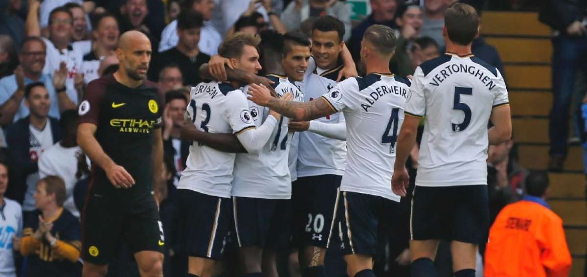 Manchester City perdi&oacute; el invicto ante el Tottenham