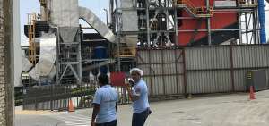 El flamante caldero que genera energ&iacute;a a base de biomasa ya est&aacute; en funcionamiento en el complejo industrial de La Fabril, en Montecristi.